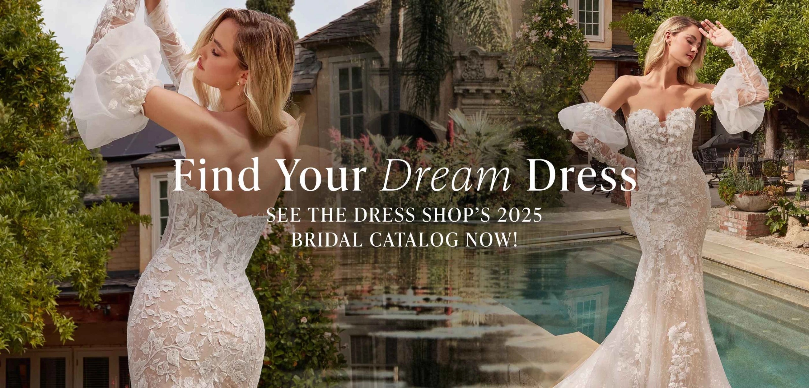 Find Your Dream Dress Desktop Banner